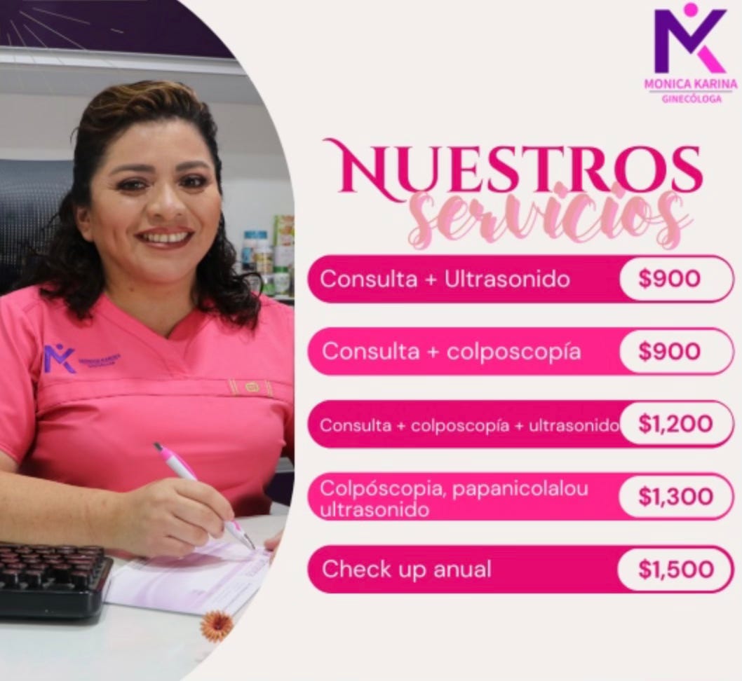 An advertisement for our OBGYN showing different prices for services. An advertisement for our OBGYN showing different prices for services.