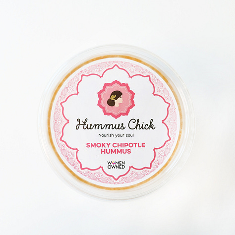 Hummus Chick offers three flavors: Classic, Roasted Garlic & Cilantro and Smoky Chipotle