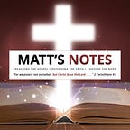 Matt's Notes