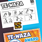 Te-waza Award Certificate + Study Sheet