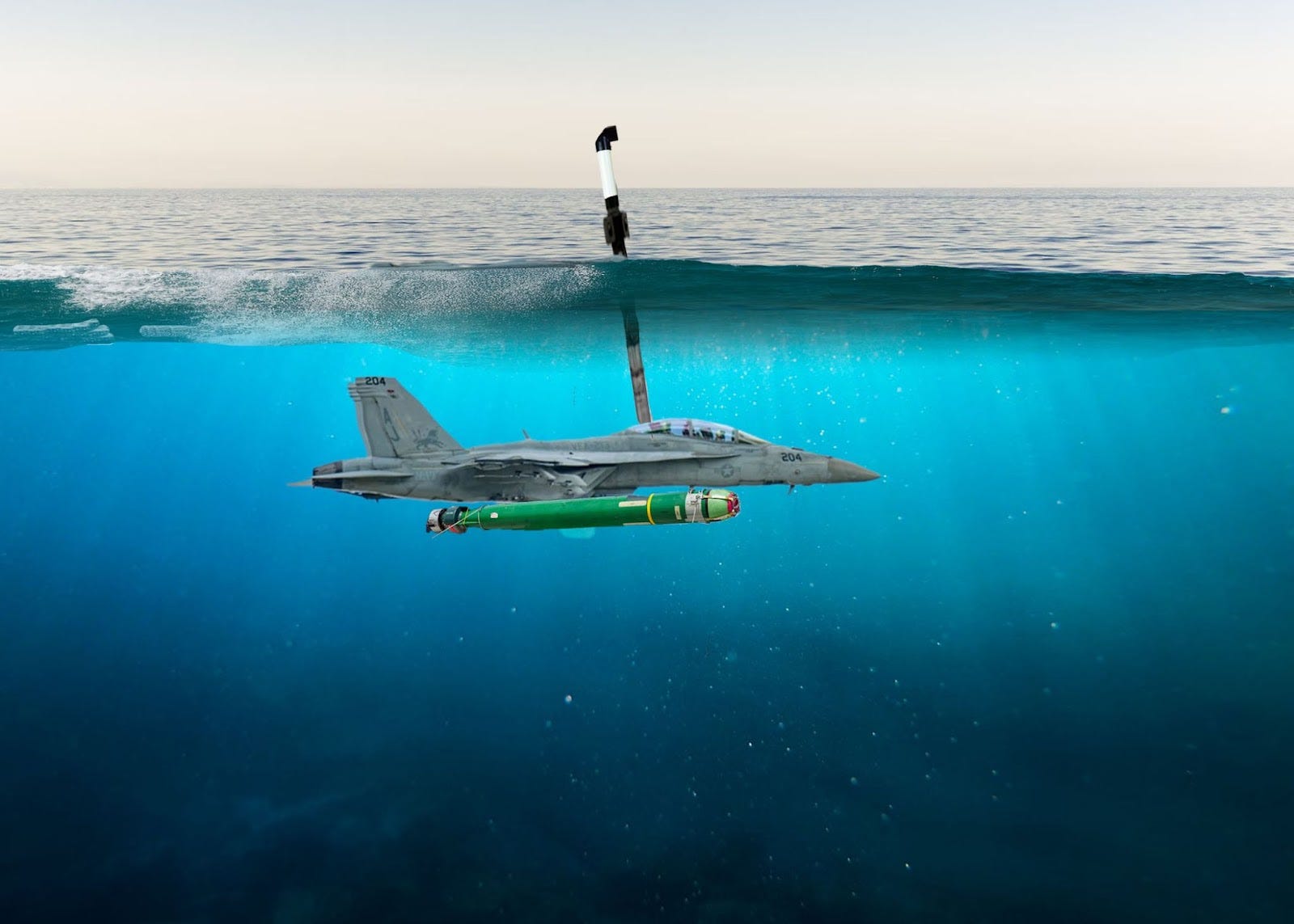 Navy finishes retrofitting F/A-18s with periscopes, torpedoes - Duffel Blog