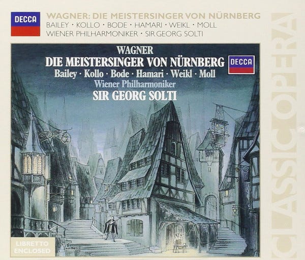 Wagner - Bailey, Kollo, Bode, Hamari, Weikl, Moll, Wiener Philharmoniker,  Sir Georg Solti – Die Meistersinger Von Nürnberg – Box Set 4 x CD,  [r11408947] | Discogs