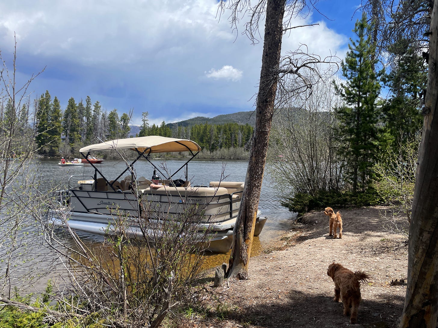 pontoon boat lake
