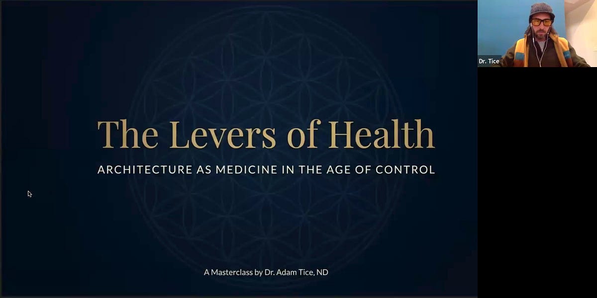 Levers of Health - Masterclass with Dr. Tice