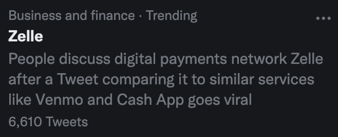 Zelle: People discuss digital payments network Zelle after a Tweet comparing it to similar services like Venmo and Cash App goes viral