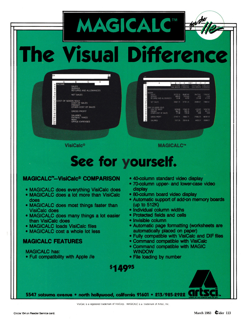 From the March 1983 issue of InCider magazine