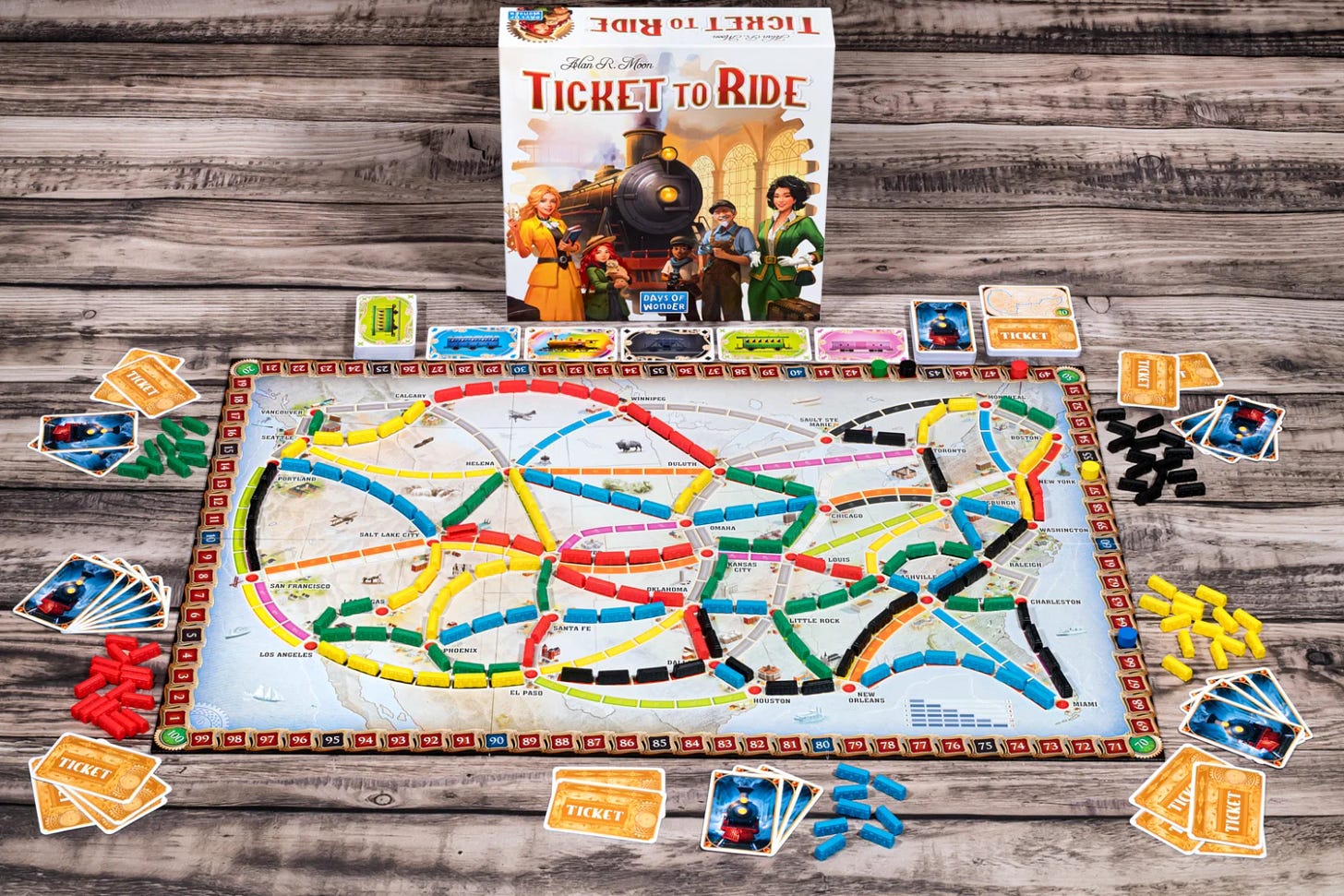 Ticket to Ride - Days of Wonder: Play different.™ Ticket to Ride - Days of Wonder: Play different.™