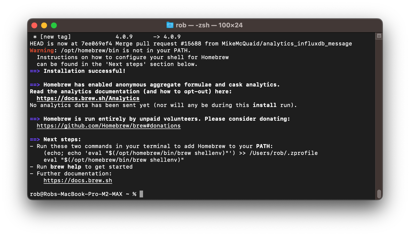 Guide: Homebrew, Python and Visual Studio Code on Mac