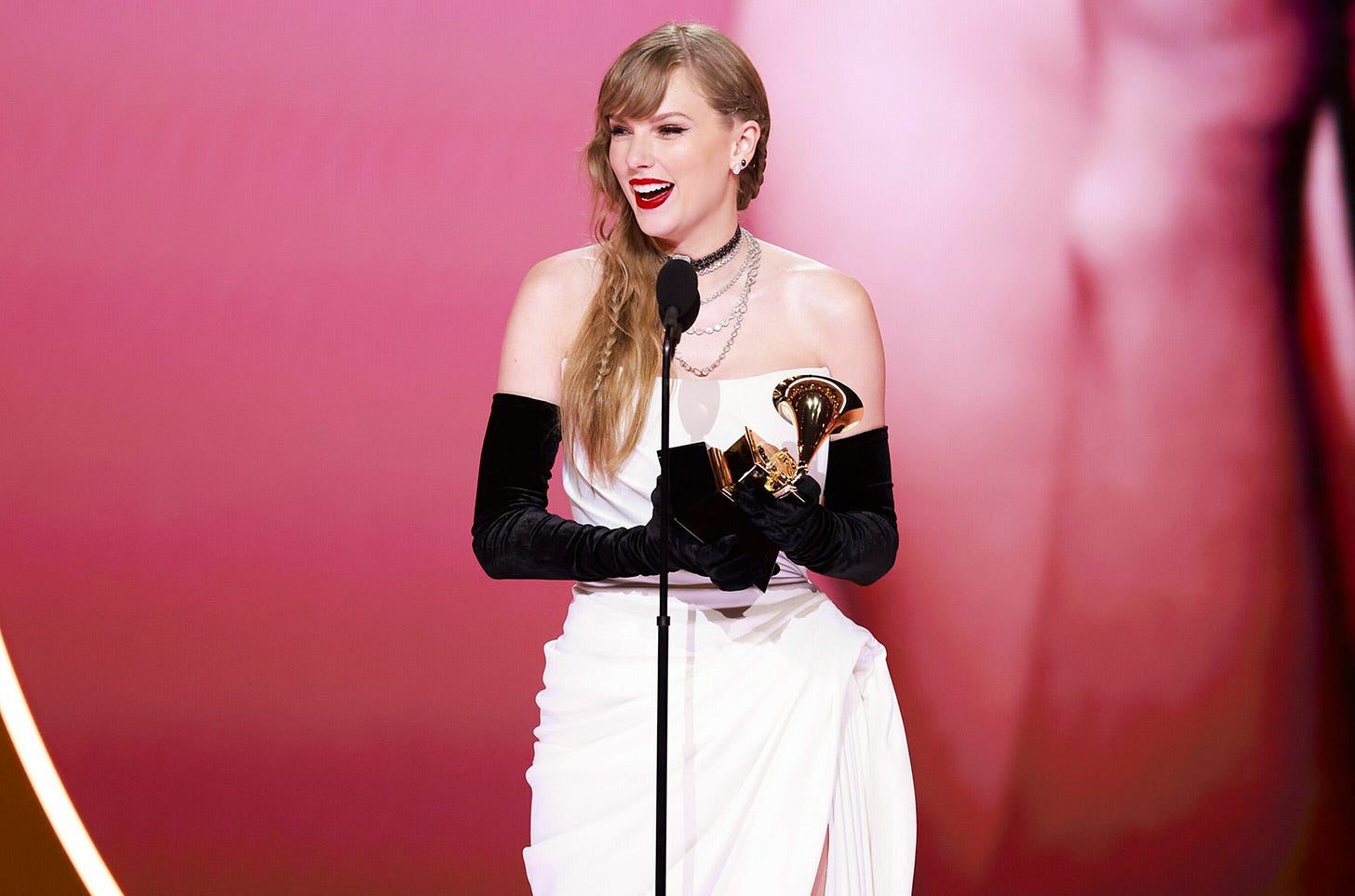 Taylor Swift Wins 2024 Grammy for Album of the Year for 'Midnights'