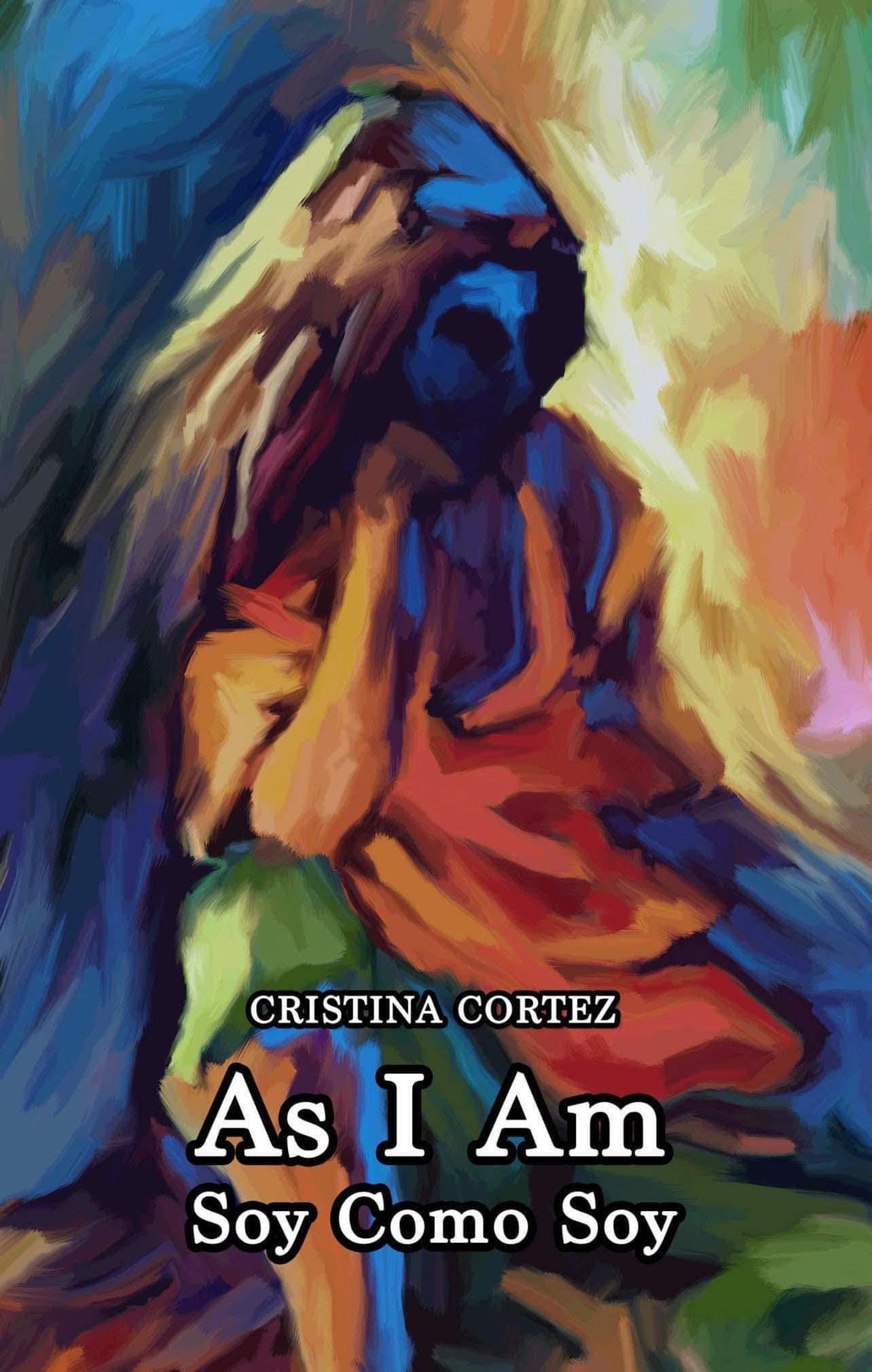 impressionist image of a girl, title "soy como soy, as I am"