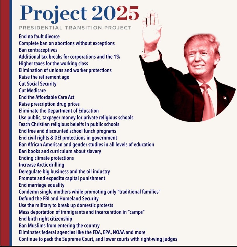 "Donald Trump and Project 2025 are one big MAGA operation, coordinating ... "Donald Trump and Project 2025 are one big MAGA operation, coordinating ...