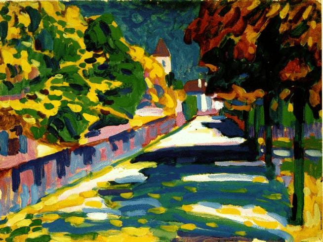 Autumn in Bavaria, 1908 - Wassily Kandinsky