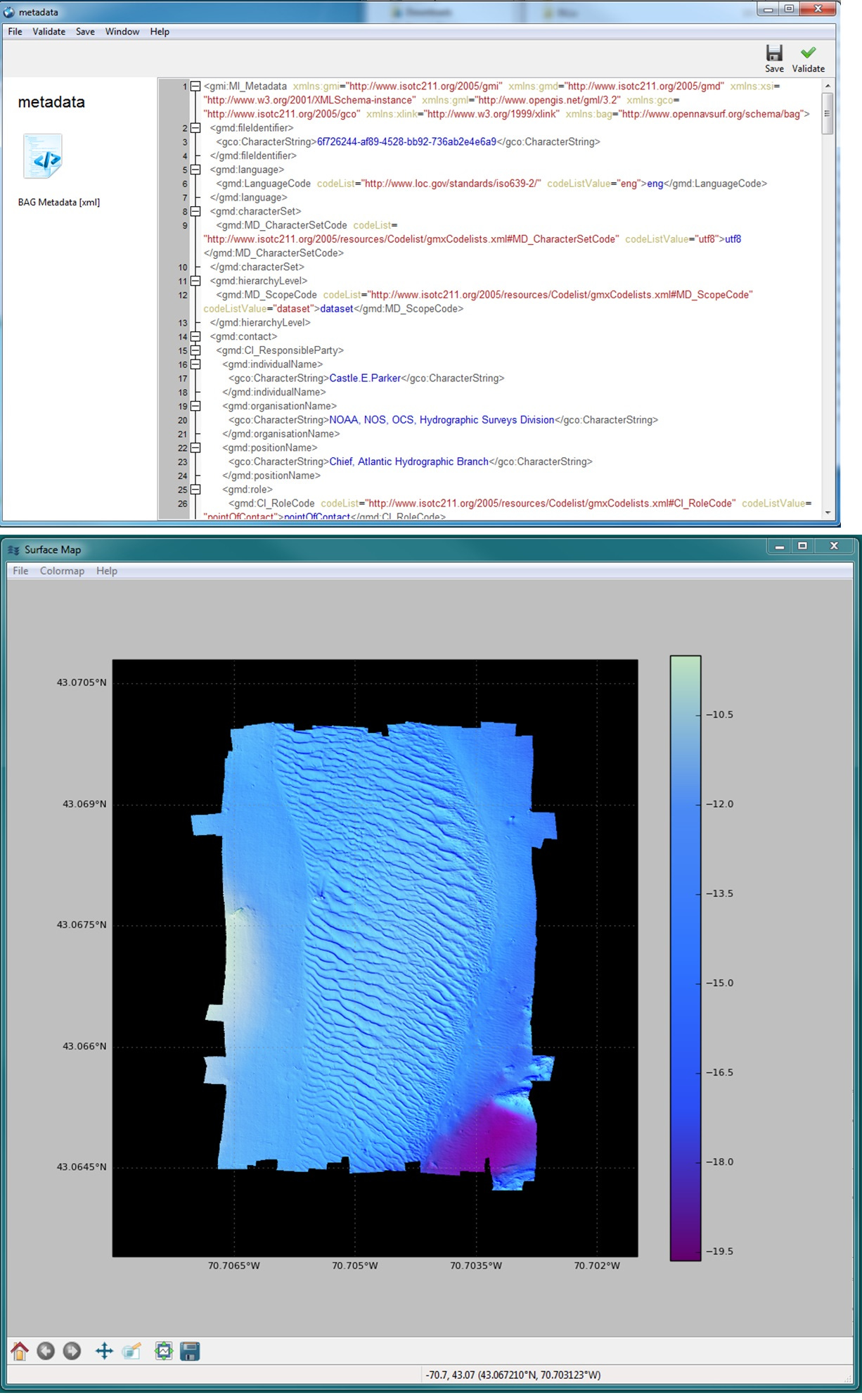 EarthStuff - TopoBathy Open Standard - Bathymetric Attributed Grid (BAG) [OGC]