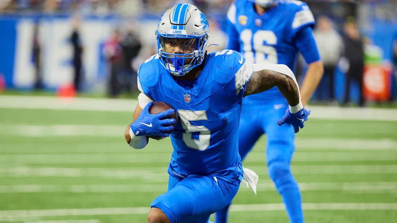 Lions RB David Montgomery (MCL) expected to be back for Divisional Round