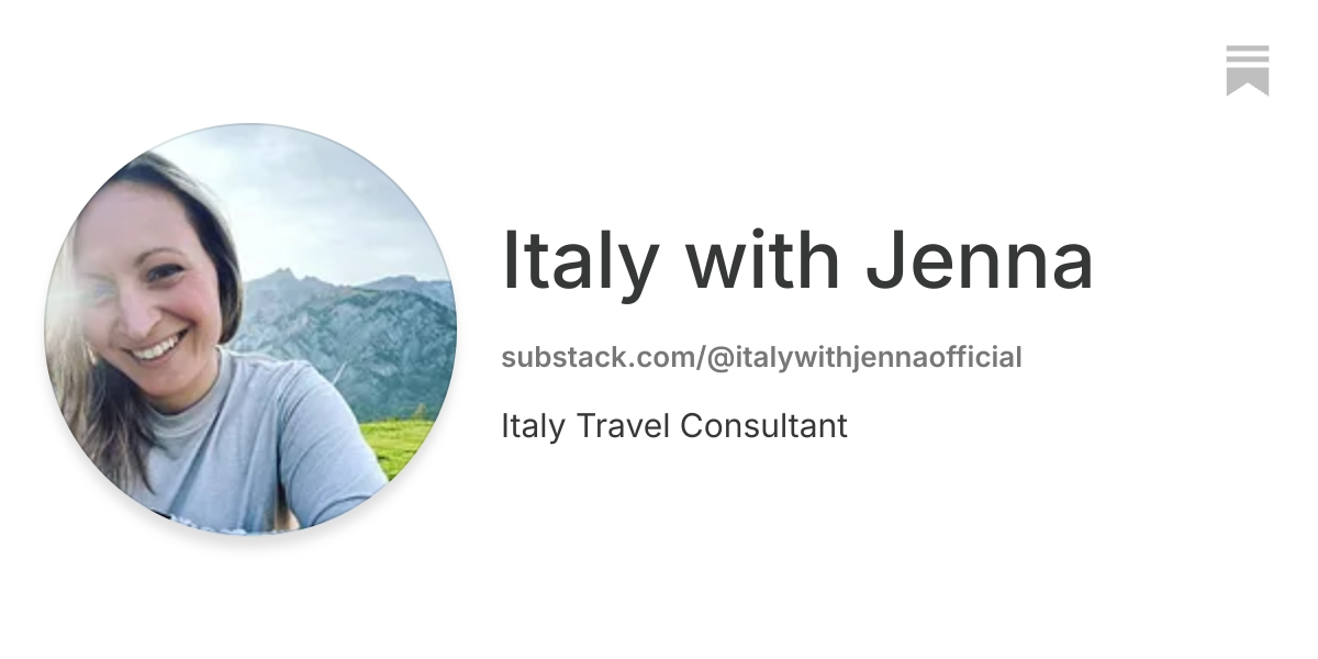 Italy with Jenna | Substack