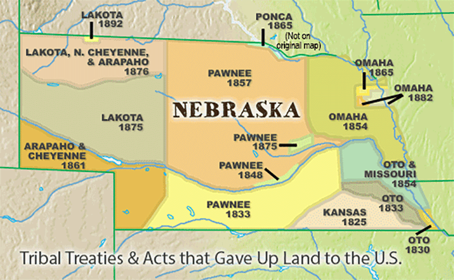 Treaties Map 1800s