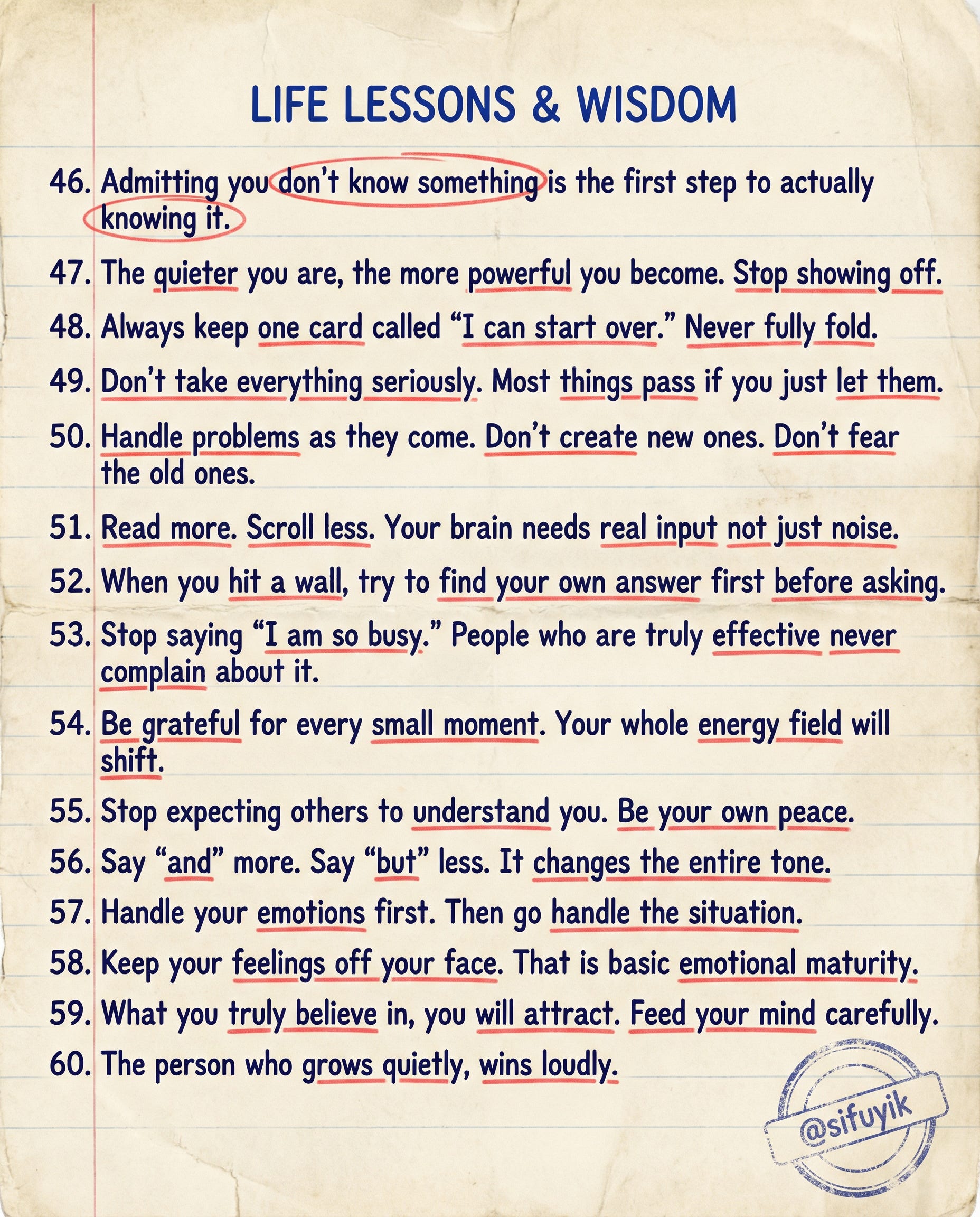 Remember. Rules Memorize These Rules. Your Life Will Change In Ways That Scare You.