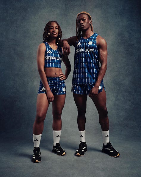 Opening and Closing Ceremony, and Competition Uniforms by Labrum and Adidas.