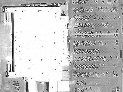 satellite image of Wal-Mart parking lot