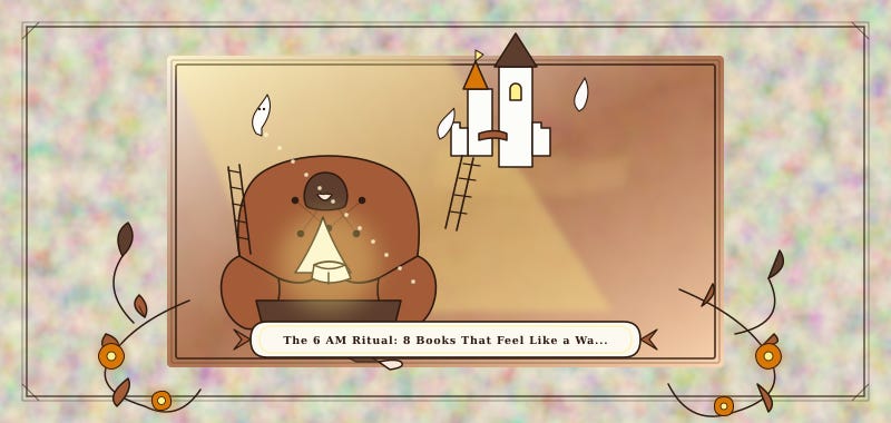 The 6 AM Ritual: 8 Books That Feel Like a Warm Cup of Coffee for the Soul