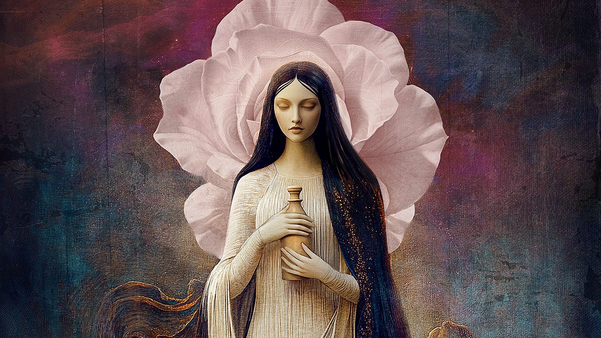 Light of the Rose - Mary Magdalene - by Greg Spalenka
