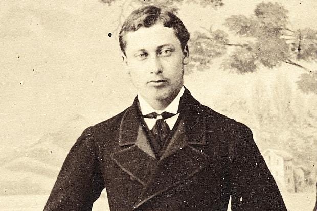 Bertie as a young man.