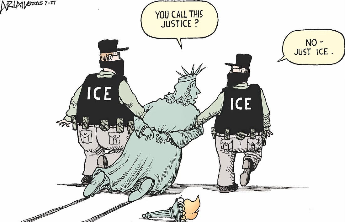 Editorial & Political Cartoons on X: "Robert Ariail, SC #ICE #NoJustice  https://t.co/CJ0o07I4V6" / X