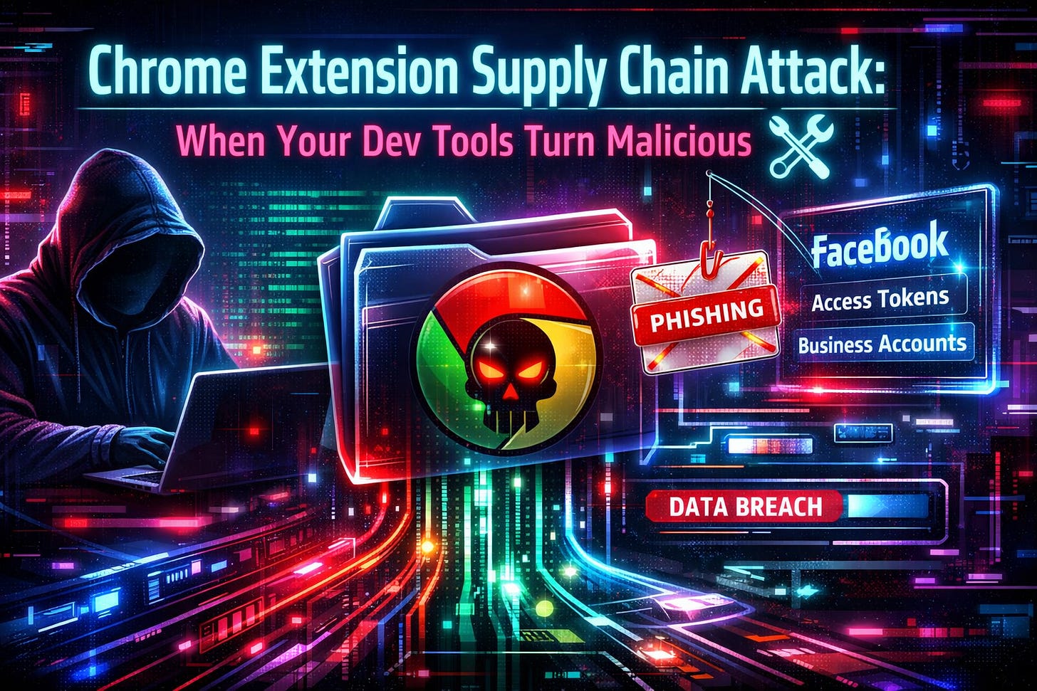 Chrome Extension Supply Chain Attack: When Your Dev Tools Turn Malicious 🔧 Chrome Extension Supply Chain Attack: When Your Dev Tools Turn Malicious 🔧