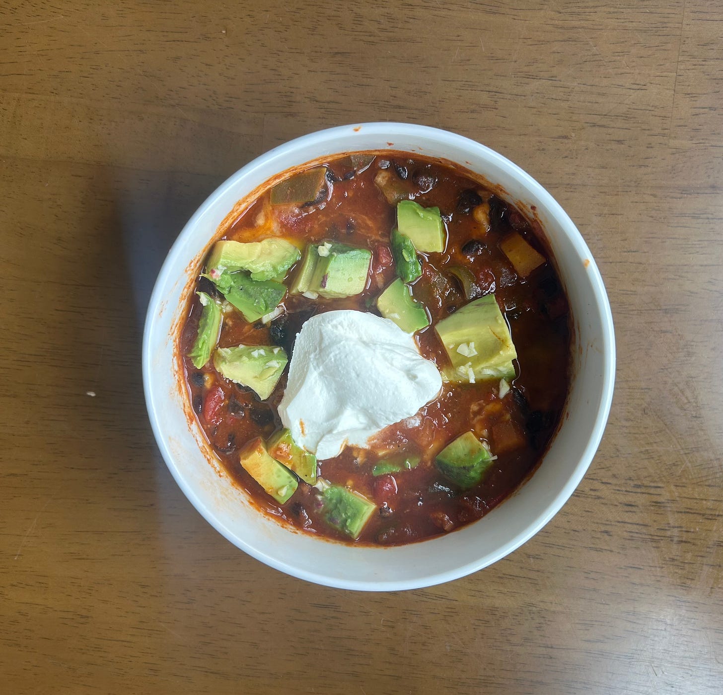 Illustration from Christin's veggie chili