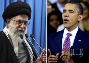 Khamenei-Obama Iran-war-brinskmanship-between-Ayatollah-Khamenei-and-Barrack-Obama