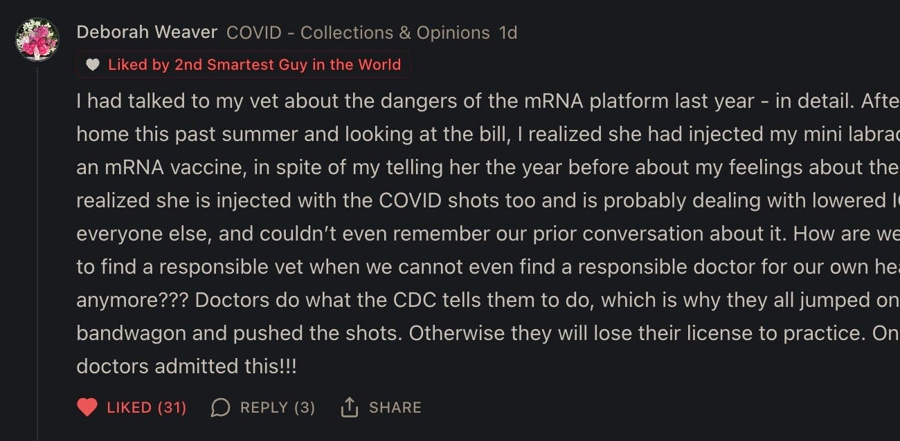 SUBSCRIBER COMMENTS: Top Veterinarian Drops Bombshell: ‘Animal Vaccines Are Designed To Euthanize Our Pets’