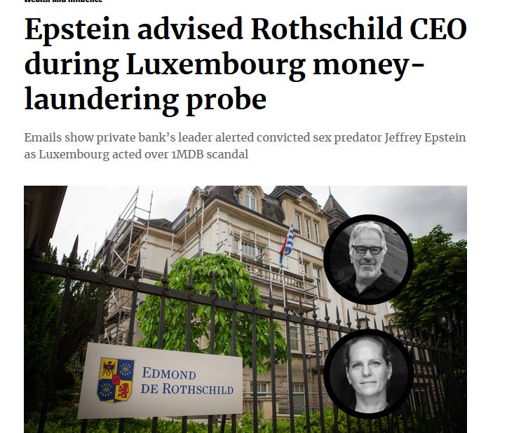 Epstein protected the Rothschilds