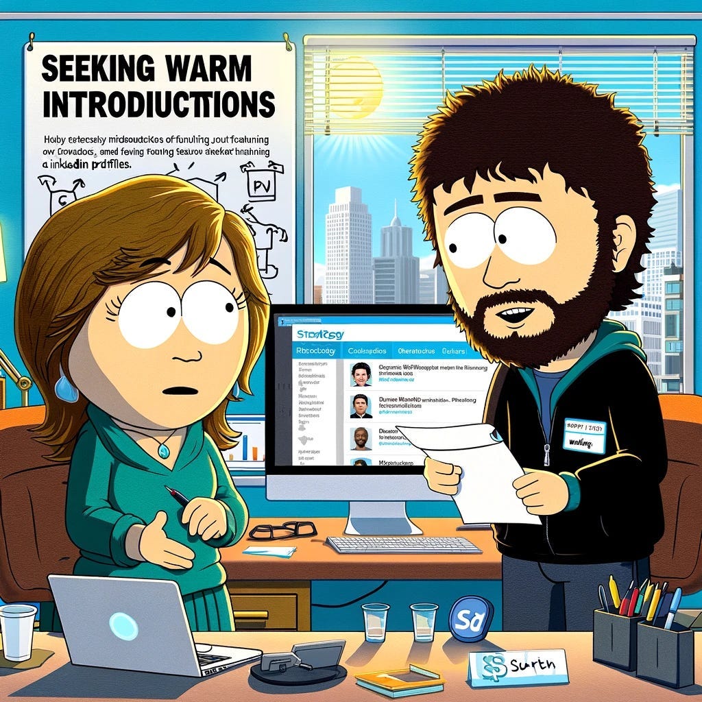 To Ask For Warm Introductions or Not to Ask… | by Chris Soschner |  DataDrivenInvestor