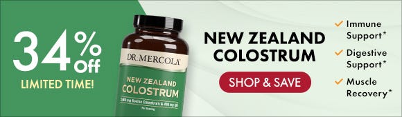 Get 34% Off on New Zealand Colostrum