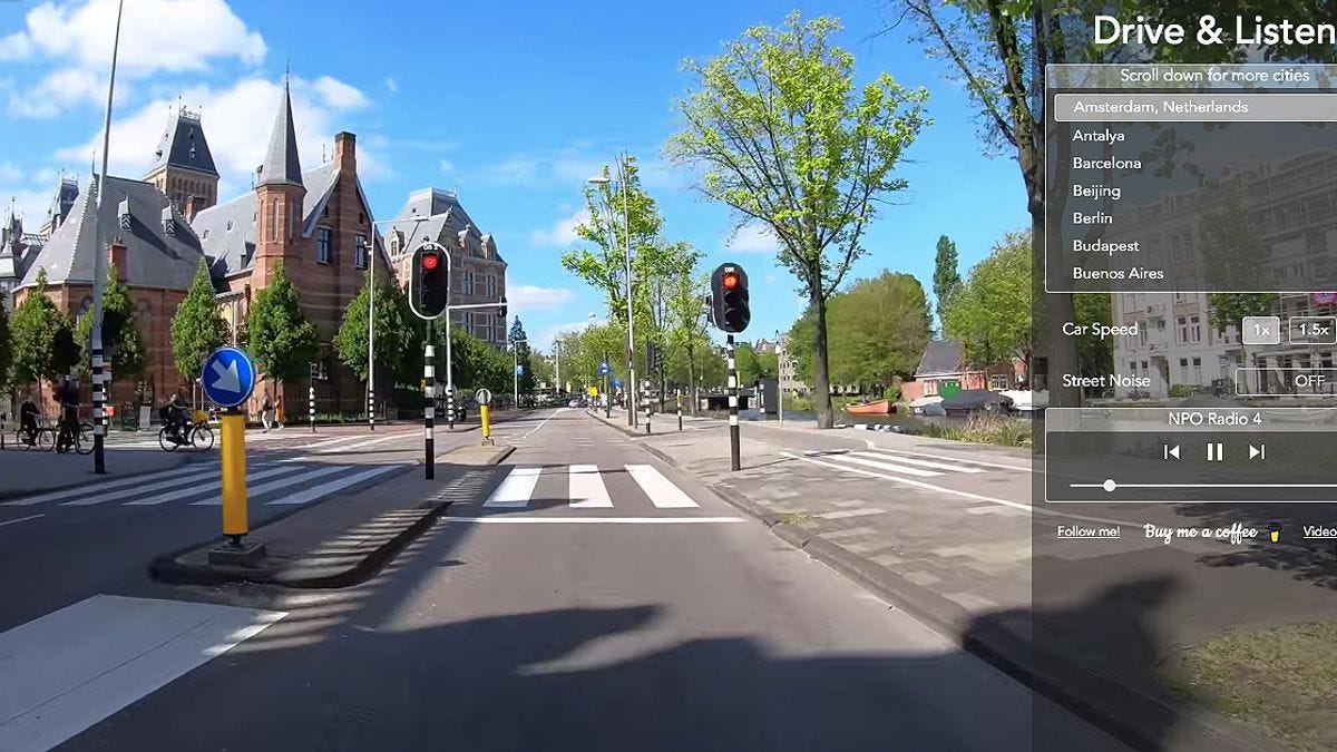 Drive Around Cities Virtually While Listening To Radio | IE