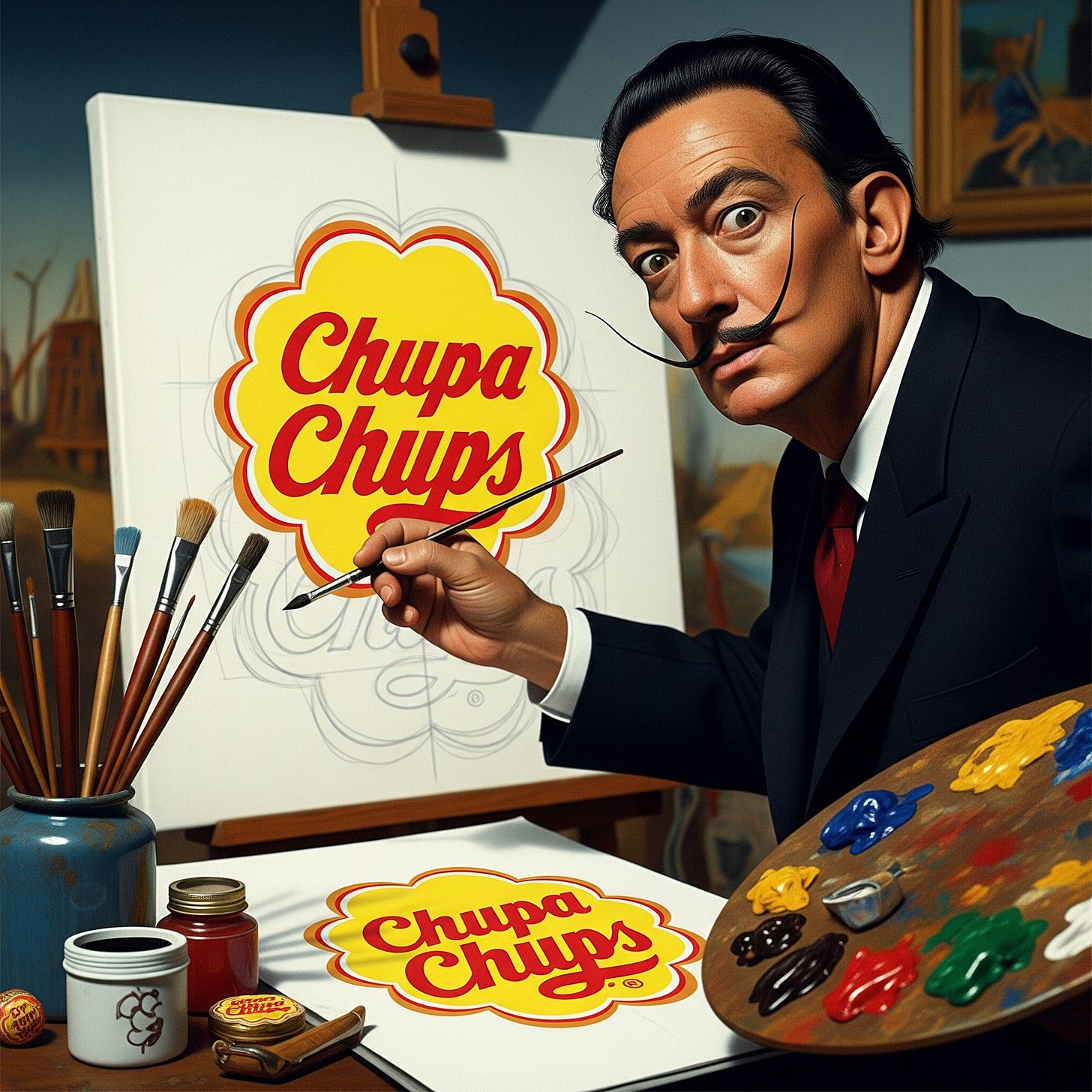 Dalì ha creato il logo Chupa Chups