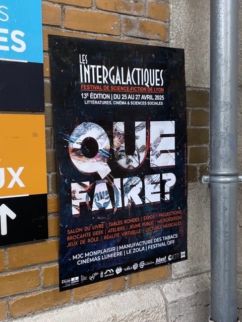 affiche du festival Les Intergalactiques
