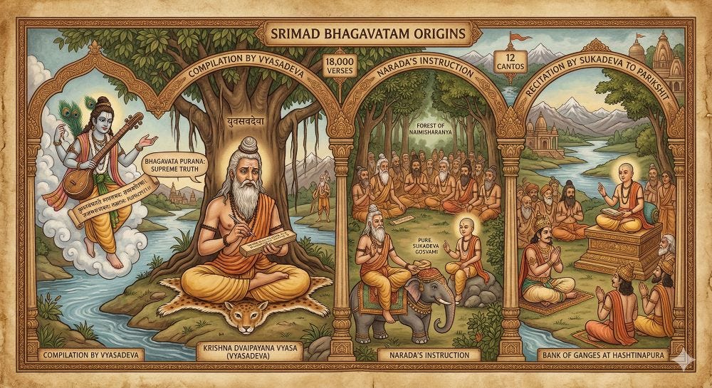 Historical Origins and Composition of the Srimad Bhagavatam