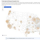 An updated look at Trump's approval rating in every neighborhood