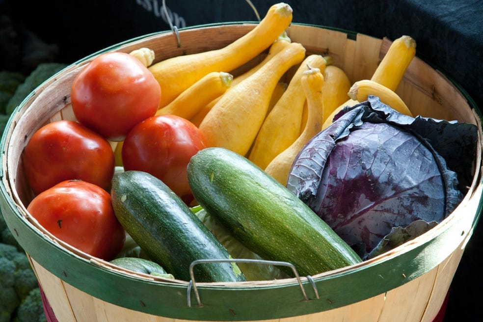 A basket full of vegetables

AI-generated content may be incorrect.