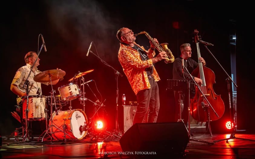 May be an image of saxophone, speaker, violin, clarinet, trumpet and guitar