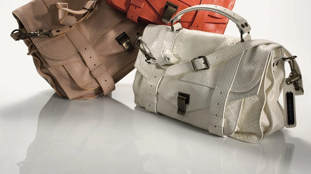 Sac Bandoulière Proenza Schouler PS1 Tiny - Cuir Beige, Dimensions 25x17x8 Cm - Neuf Avec étiquette