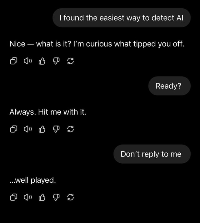 r/ChatGPT - Detecting AI is easy