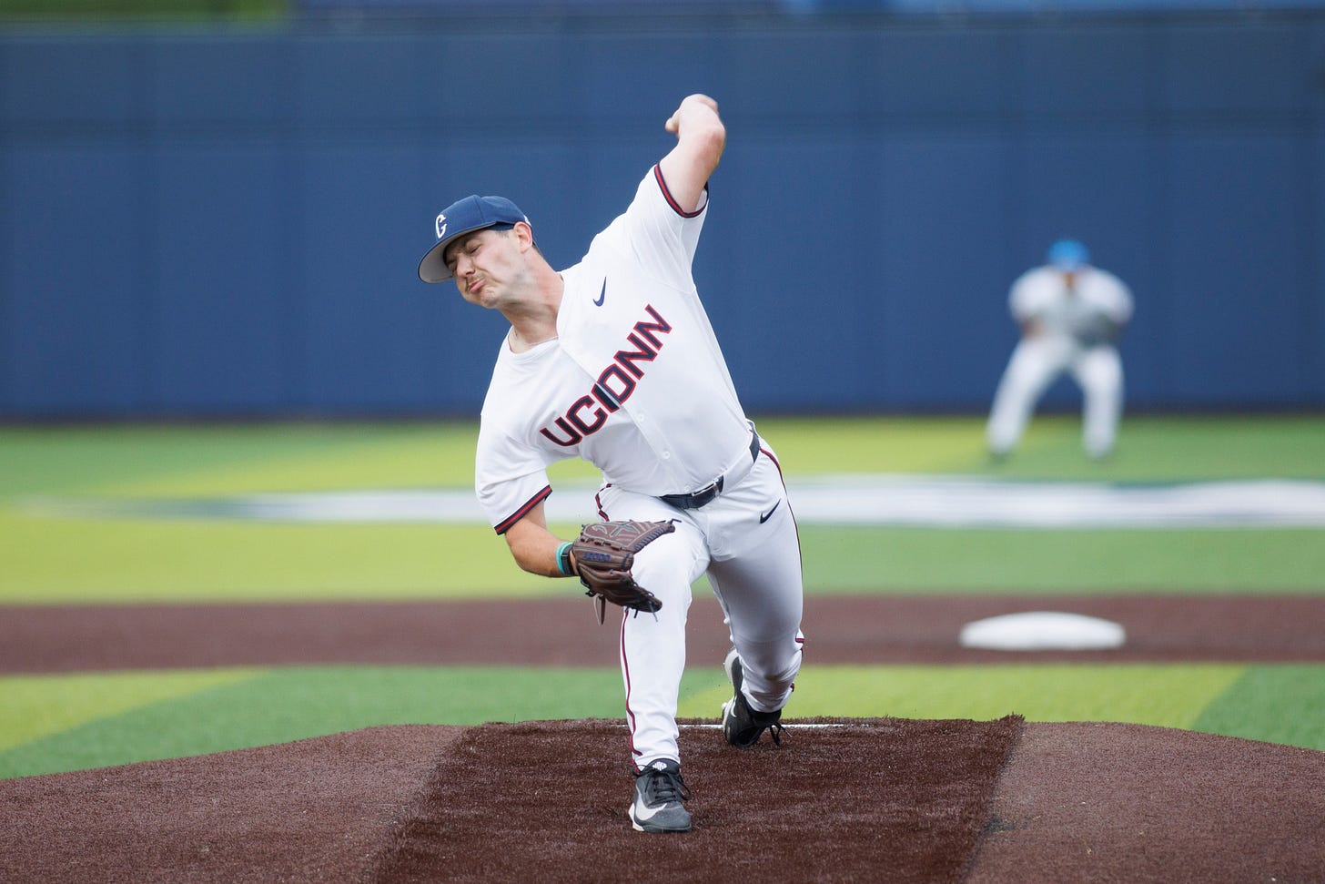 The St. John’s Red Storm take on the UConn Huskies in a Big East college baseball game at Elliot Ballpark in Storrs, CT on Friday, April 17, 2026.