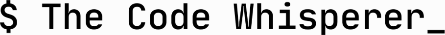 The Code Whisperer