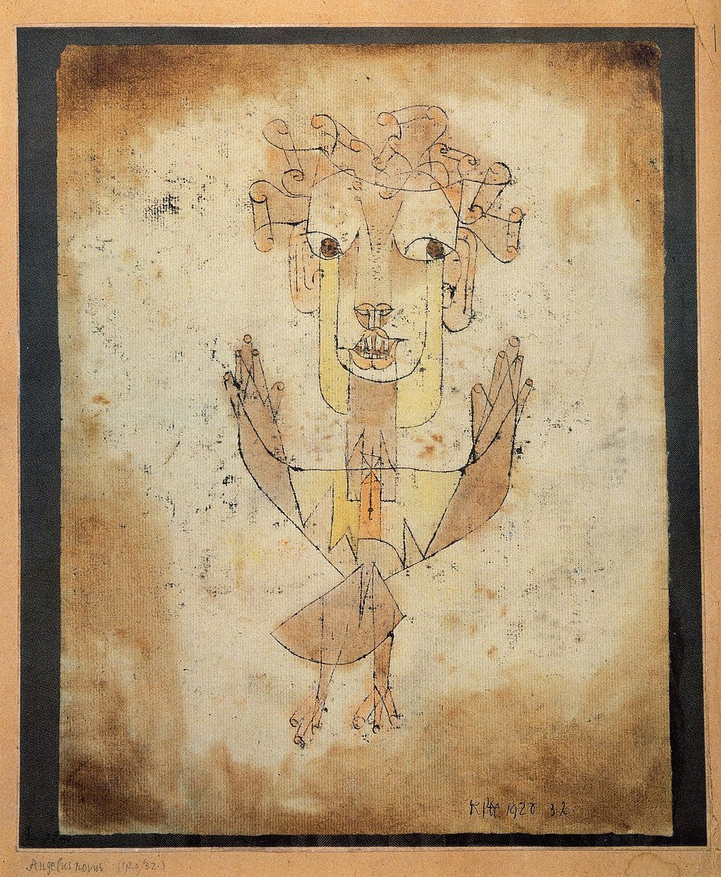 Paul Klee's painting Angelus Novelus