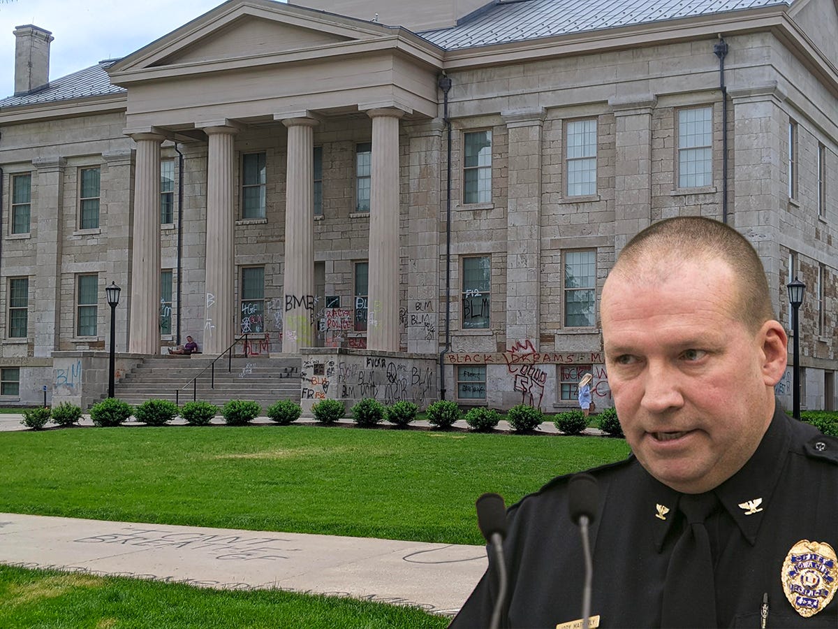 police officer on pentacrest