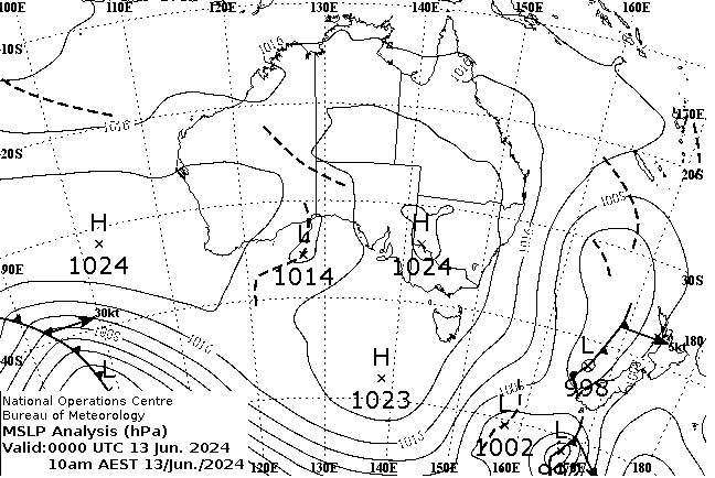 High pressure cell over Australia destroying wind production. High pressure cell over Australia destroying wind production.