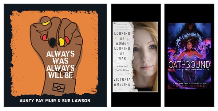 Collage of three book covers