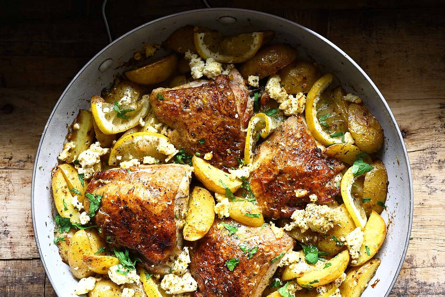 lemon chicken with potatoes